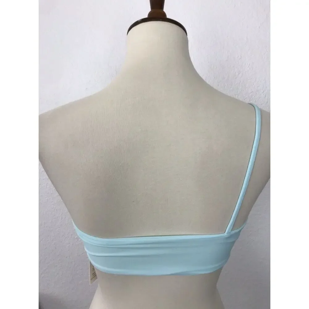 Frankie Swim Women Sz 8 Swimwear One Shoulder Strap Bikini Top NWT